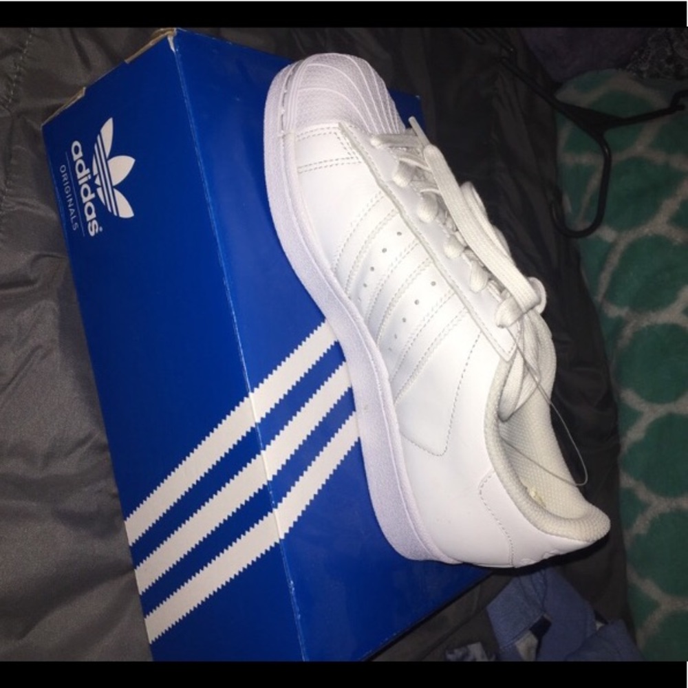 White adidas